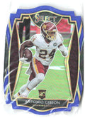 Antonio Gibson Select - Blue Prizm Die Cut 172 2020 Washington Football Team