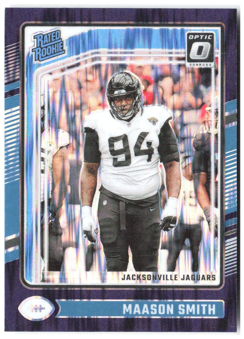 Maason Smith Donruss Optic - Purple Shock 269 2024 Jacksonville Jaguars