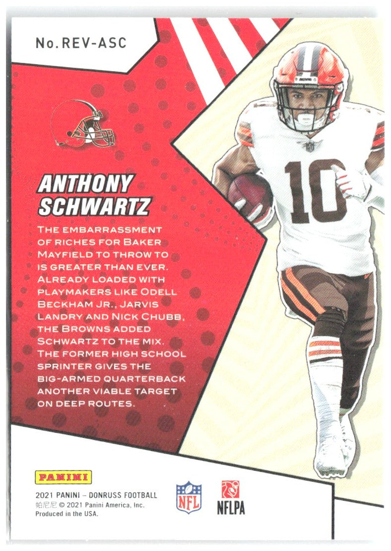 Anthony Schwartz Donruss - Rookie Revolution REV-ASC 2021 Cleveland Browns