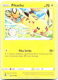 Pikachu Common SWSH12: Silver Tempest 049/195 NM Souichirou Gunjima