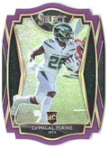 La'Mical Perine Panini Select - Purple Prizm Die Cut 180 2020 New York Jets