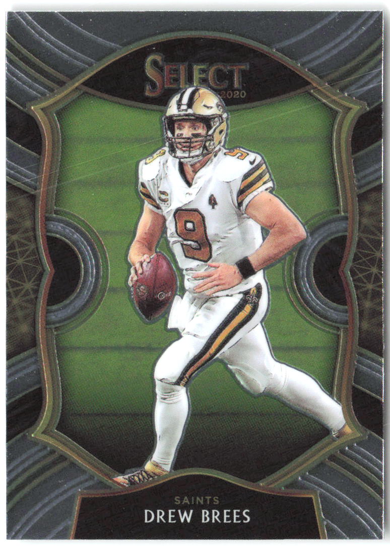 Drew Brees Panini Select 15 2020 New Orleans Saints