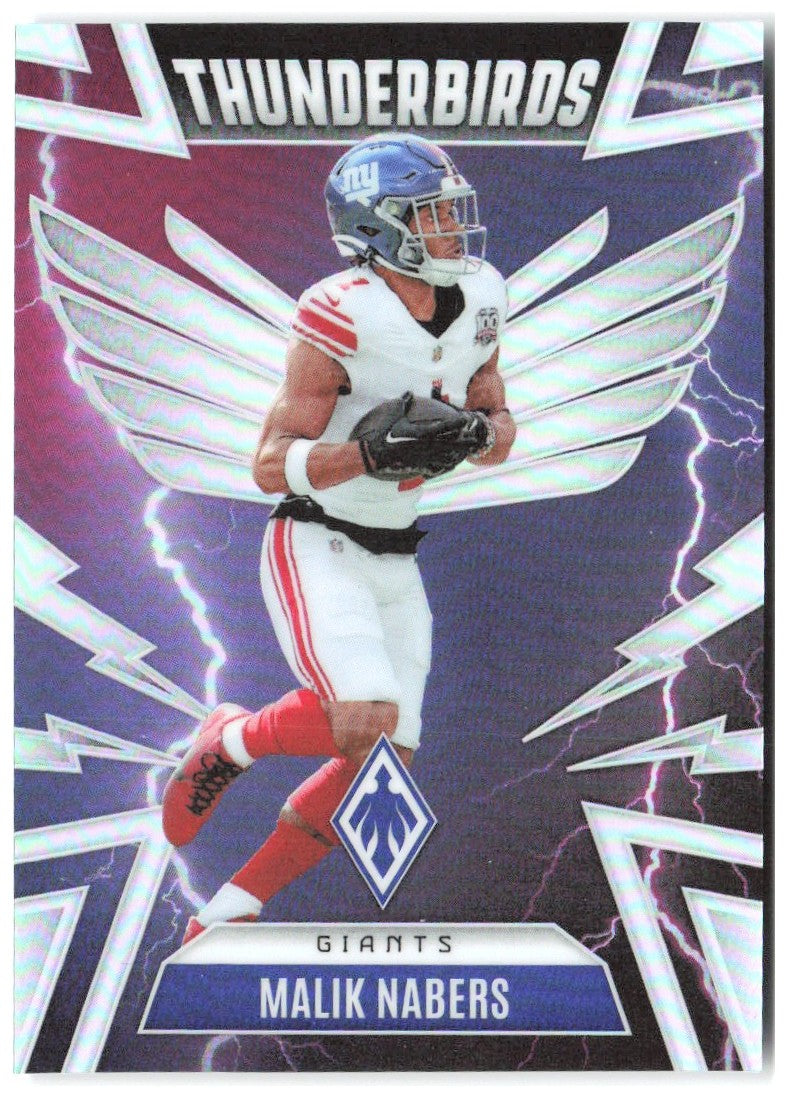 Malik Nabers Panini Phoenix - Thunderbirds 39 2025 New York Giants