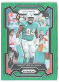 Christian Wilkins Panini Prizm - Green 182 2023 Miami Dolphins
