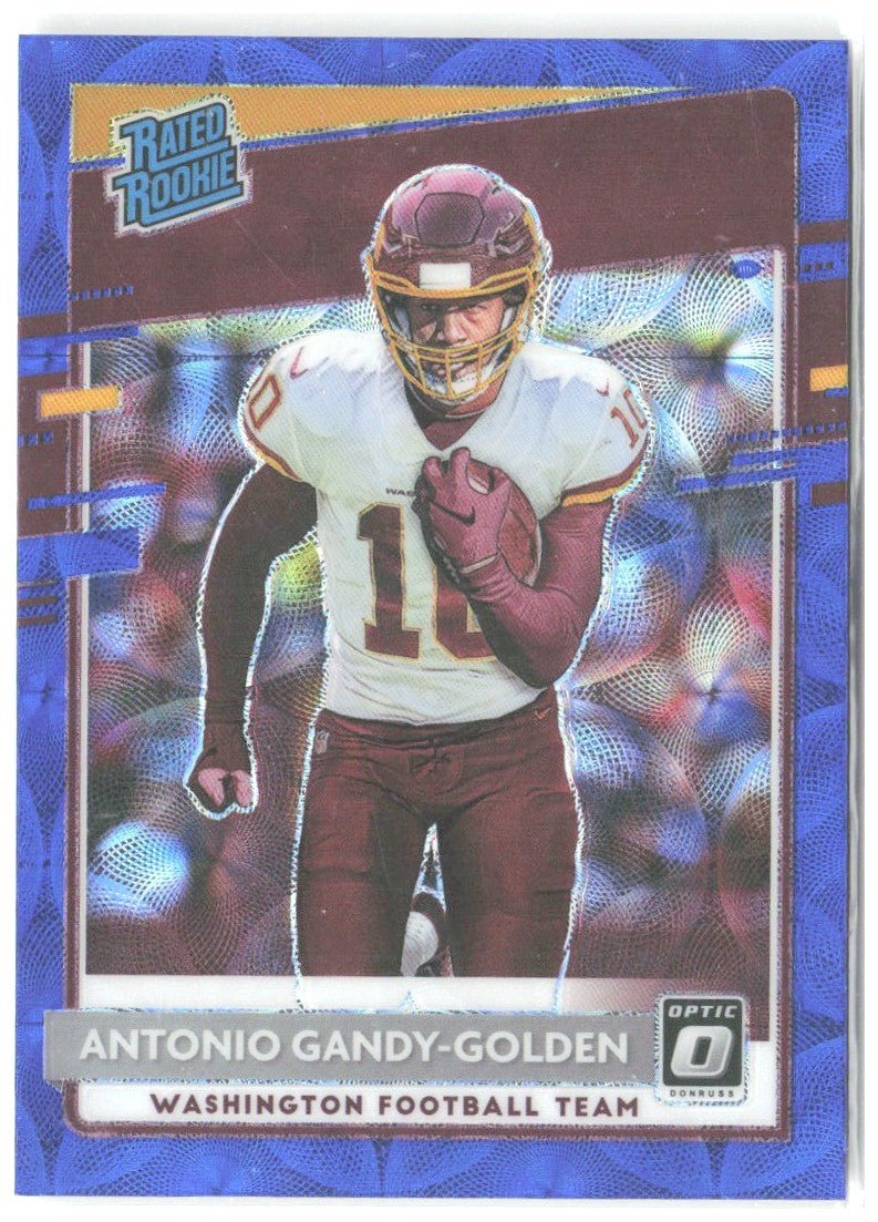 Antonio Gandy-Golden Donruss Optic Blue Scope 184 2020 Washington Football Team