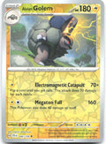 Alolan Golem Reverse Holo SV09 Journey Together 046/159 NM Takeshi Nakamura