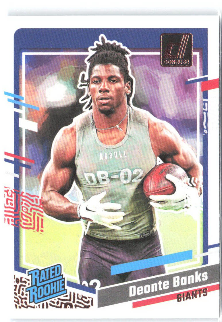 Deonte Banks Rated Rookie Portrait Donruss - Rated Rookie Portrait 50 NM