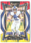 Blake Corum Panini Select - Red & Yellow Prizm Shock 9 2024 Los Angeles Rams