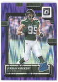 Jeremy Ruckert Donruss Optic - Purple Shock 291 2022 New York Jets
