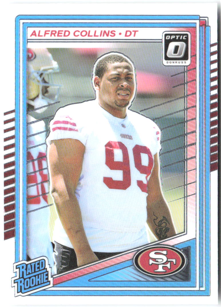 Alfred Collins Donruss Optic 237 2025 San Francisco 49ers RC