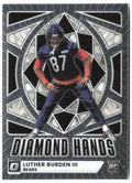 Luther Burden III Donruss Optic - Diamond Hands 5 2025 Chicago Bears