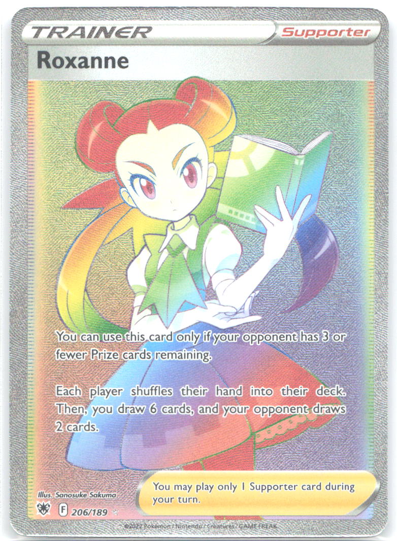 Roxanne Secret Holo Secret Rare SWSH10 Astral Radiance 206/189 NM Toshinao Aoki
