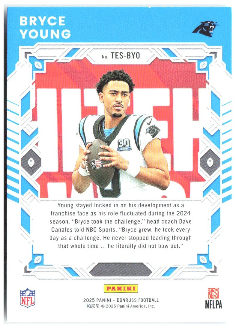 Bryce Young Donruss - The Elite Series TES-BYO 2025 Carolina Panthers