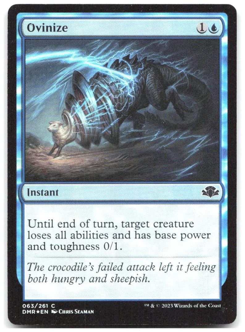 Ovinize Foil C Dominaria Remastered 63 NM Chris Seaman