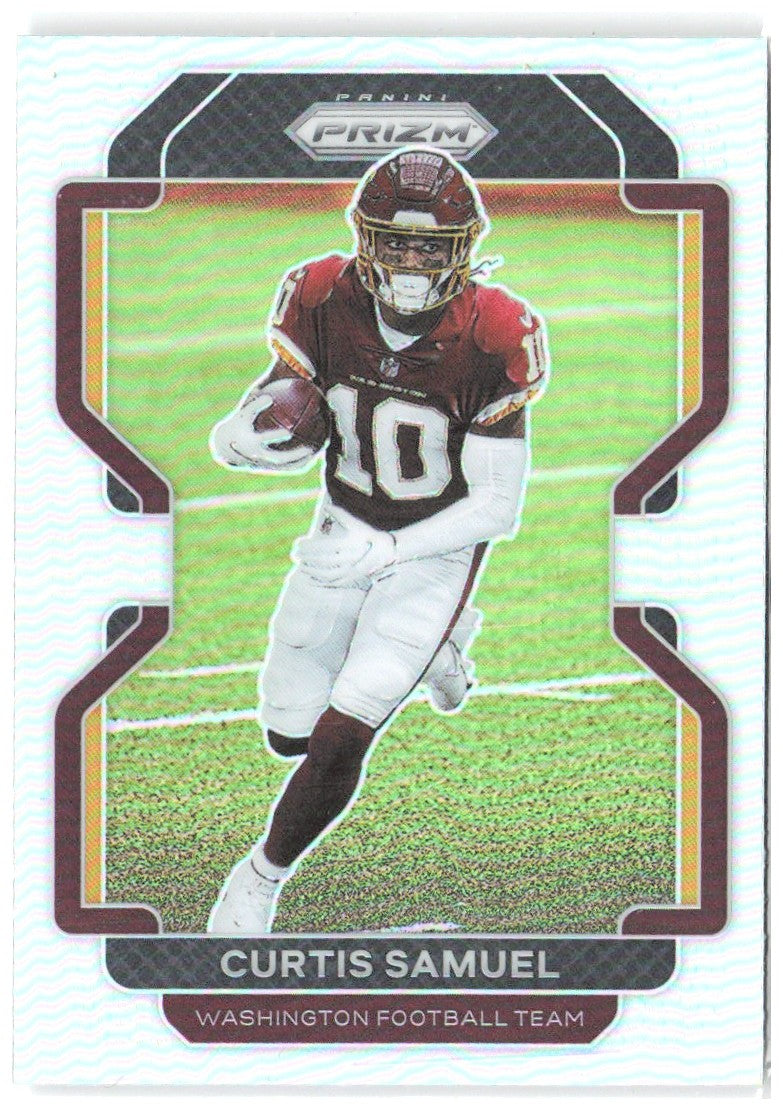 Curtis Samuel Panini Prizm - Silver 209 2021 Washington Football Team