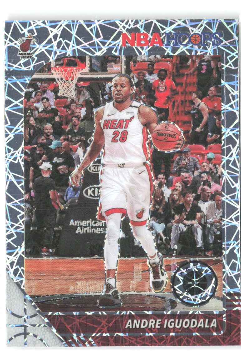 Andre Iguodala Hoops Premium Stock - Prizms Silver Laser 63 2019-20 Miami Heat