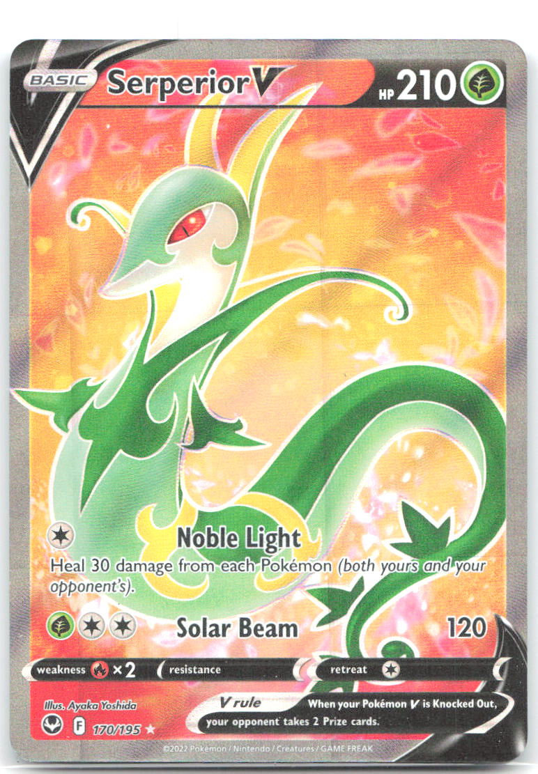 Serperior V Full Art Ultra Rare SWSH12: Silver Tempest 170/195 NM Ayaka Yoshida