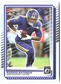 Rashod Bateman Donruss Optic - Holo 20 2025 Baltimore Ravens