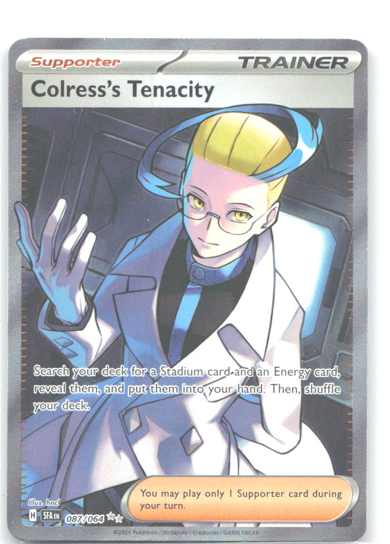 Colress's Tenacity Holo Ultra Rare SV: Shrouded Fable 087/064 NM hncl