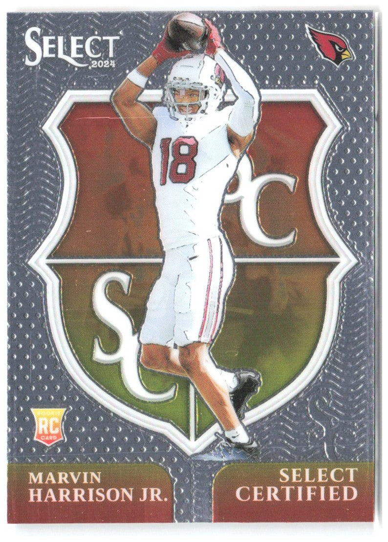 Marvin Harrison Jr. Select - Select Certified Rookies 5 2024 Arizona Cardinals