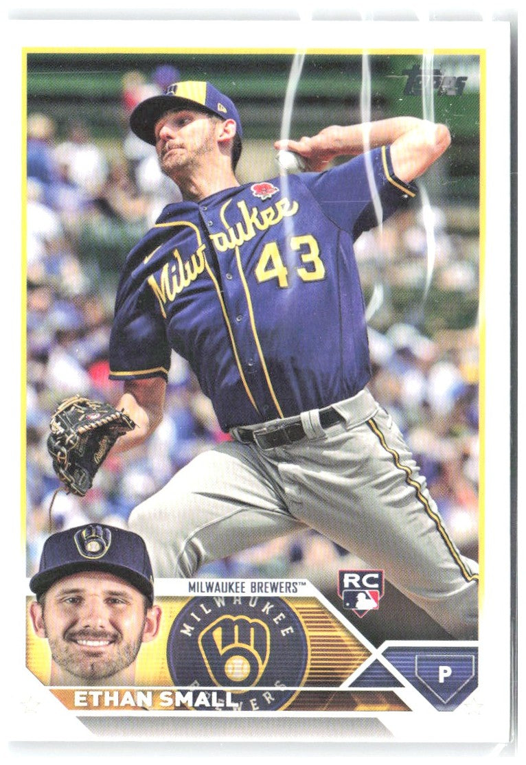 Ethan Small Topps 87 2023 Milwaukee Brewers RC