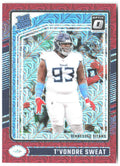 T'Vondre Sweat Donruss Optic - Red Mojo 295 2024 Tennessee Titans