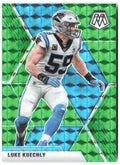Luke Kuechly Panini Mosaic - Prizm Green 33 2020 Carolina Panthers