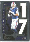 Josh Allen Panini Select - Select Numbers 10 2024 Buffalo Bills