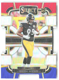 Keeanu Benton Select - Red and Blue Prizms Die Cuts 84 2023 Pittsburgh Steelers