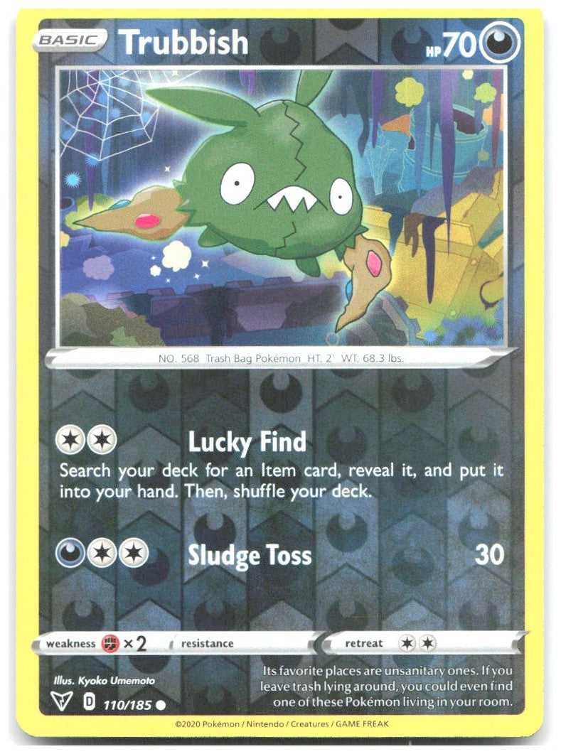 Trubbish Reverse Holo Common SWSH04 Vivid Voltage 110/185 NM Kyoko Umemoto