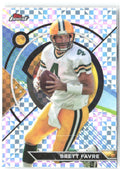 Brett Favre Topps Composite - Finest Checkerboard Refractor 185 2023 Packers