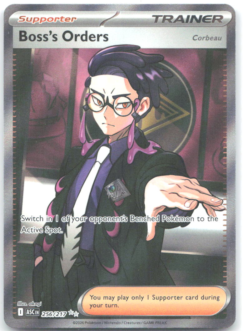 Boss's Orders [Corbeau] Holo Ultra Rare ME: Ascended Heroes 256/217 NM nagimiso