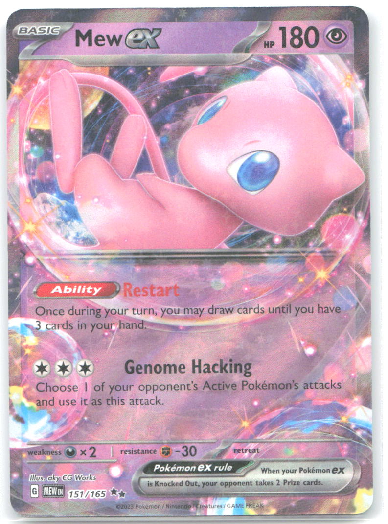 Mew ex Holo Double Rare SV Scarlet & Violet 151 151/165 NM oky CG Works