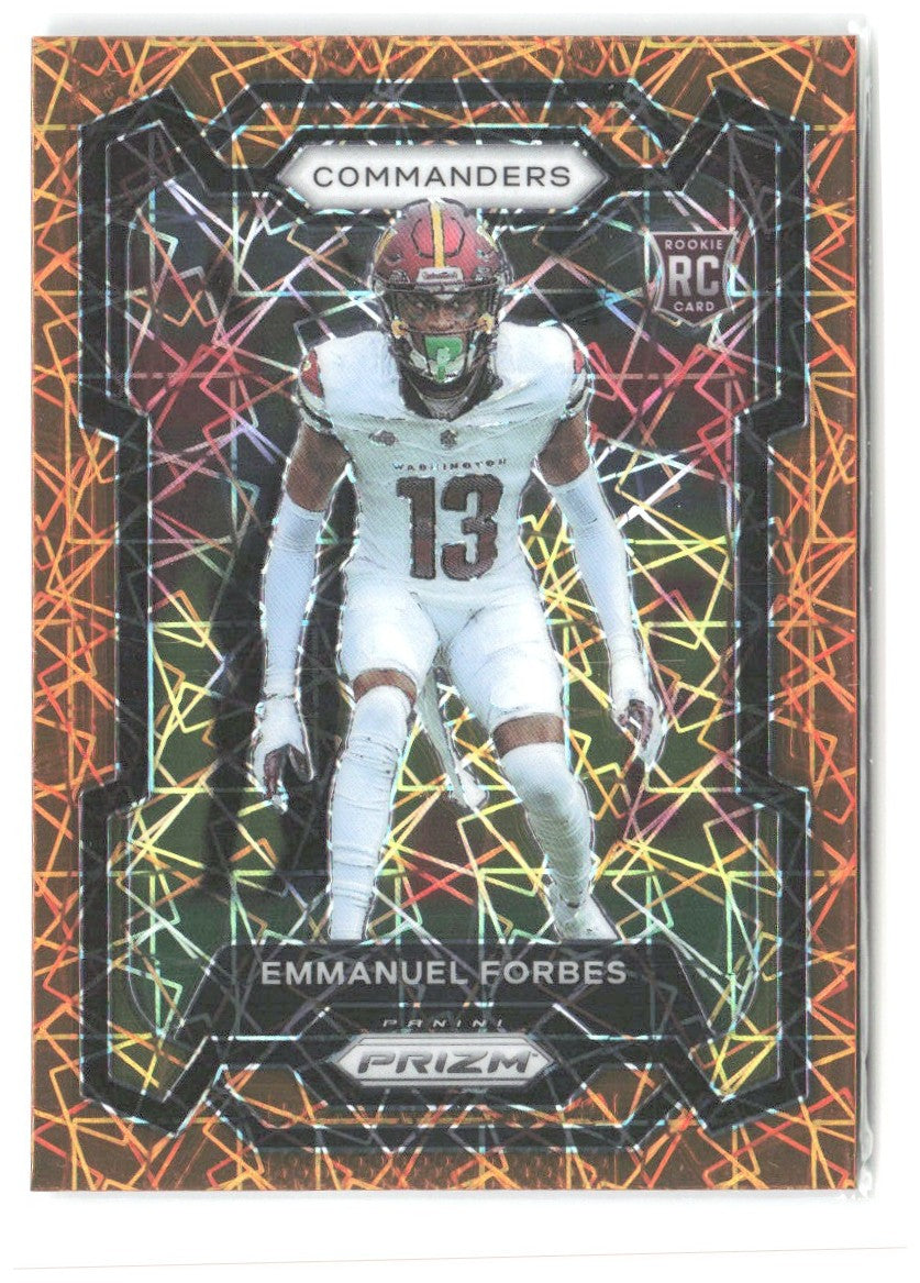 Emmanuel Forbes Panini Prizm - Lazer 399 2023 Washington Commanders