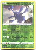 Heracross Reverse Holo Uncommon SWSH02 Rebel Clash 006/192 NM otumami