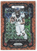 Courtland Sutton Panini Prizm - Lazer 85 2023 Denver Broncos