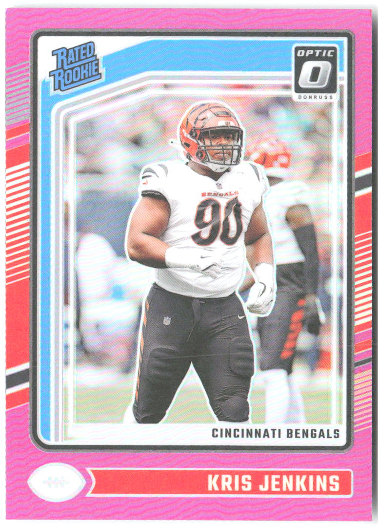 Kris Jenkins Donruss Optic - Pink 265 2024 Cincinnati Bengals