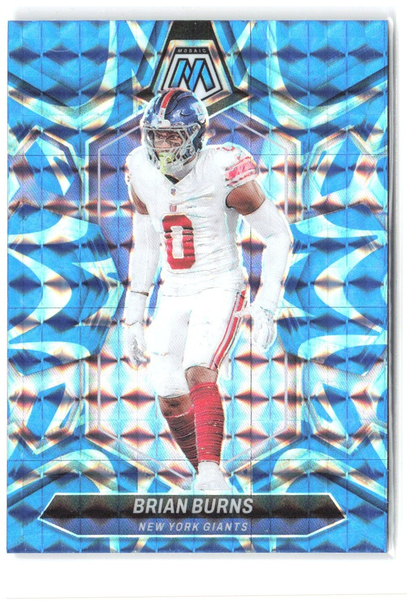 Brian Burns Panini Mosaic - Mosaic Reactive Blue 167 2024 New York Giants