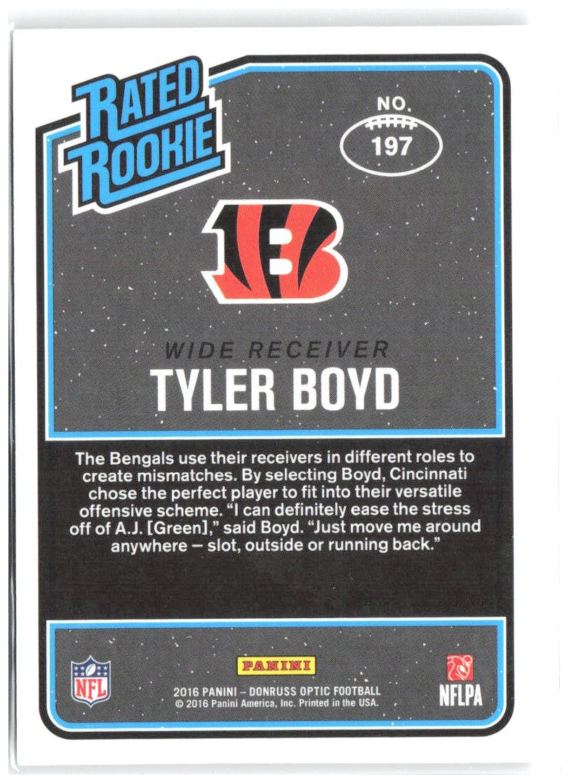 Tyler Boyd Donruss Optic - Holo 197 2016 Cincinnati Bengals