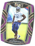 Isaiah Wilson Panini Select - Purple Prizm Die Cut 291 2020 Tennessee Titans