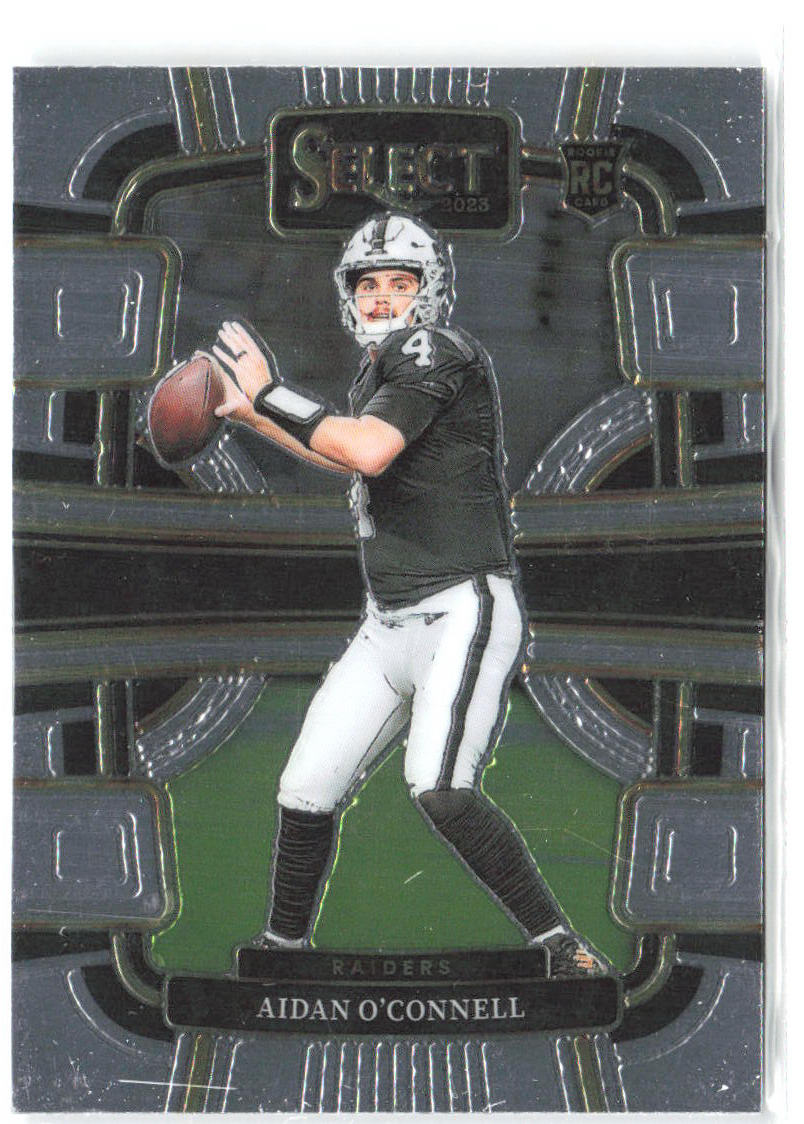 Aidan O'Connell Panini Select 58 2023 Las Vegas Raiders RC