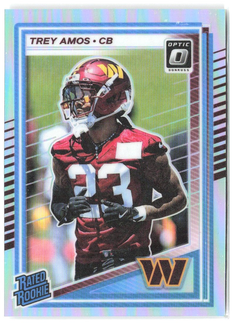 Trey Amos Donruss Optic - Holo 267 2025 Washington Commanders