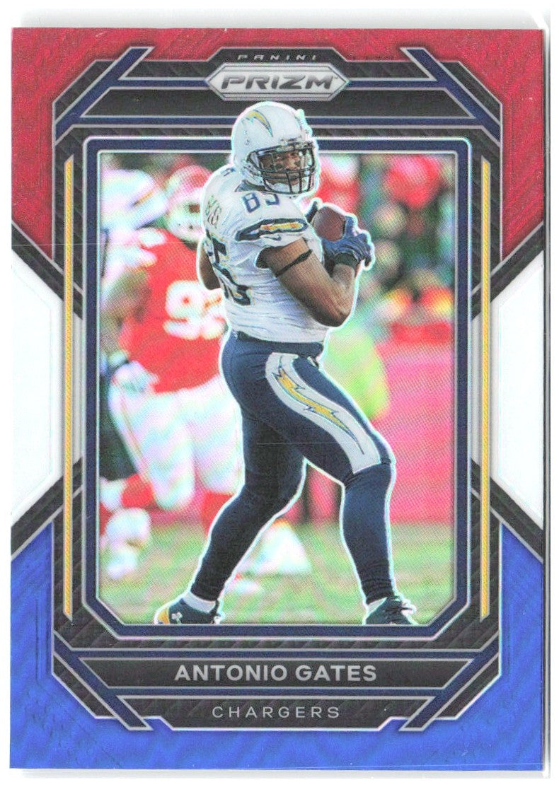 Antonio Gates Panini Prizm - Red White and Blue 158 2022 San Diego Chargers