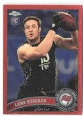 Luke Stocker Topps Chrome - Orange Refractors 47 2011 Tampa Bay Buccaneers
