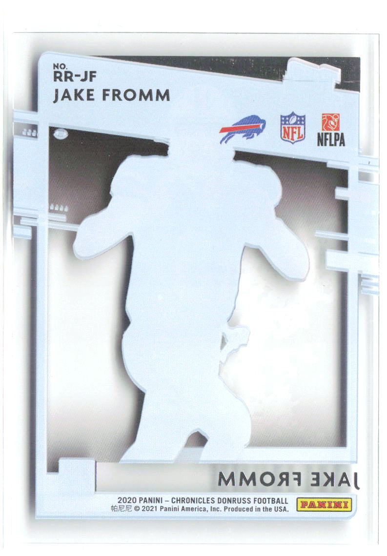 Jake Fromm Chronicles - Clearly Donruss Rated Rookies RR-JF 2020 Buffalo Bills