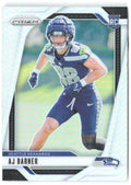 AJ Barner Panini Prizm - Silver 304 2024 Seattle Seahawks