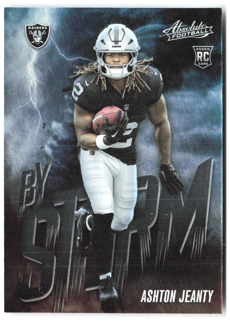 Ashton Jeanty Panini Absolute - By Storm 1 2025 Las Vegas Raiders