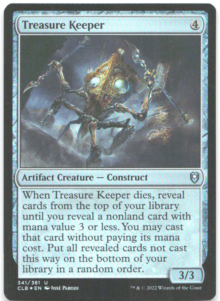 Treasure Keeper Foil U Commander Legends Battle for Baldur's Gate 341 NM