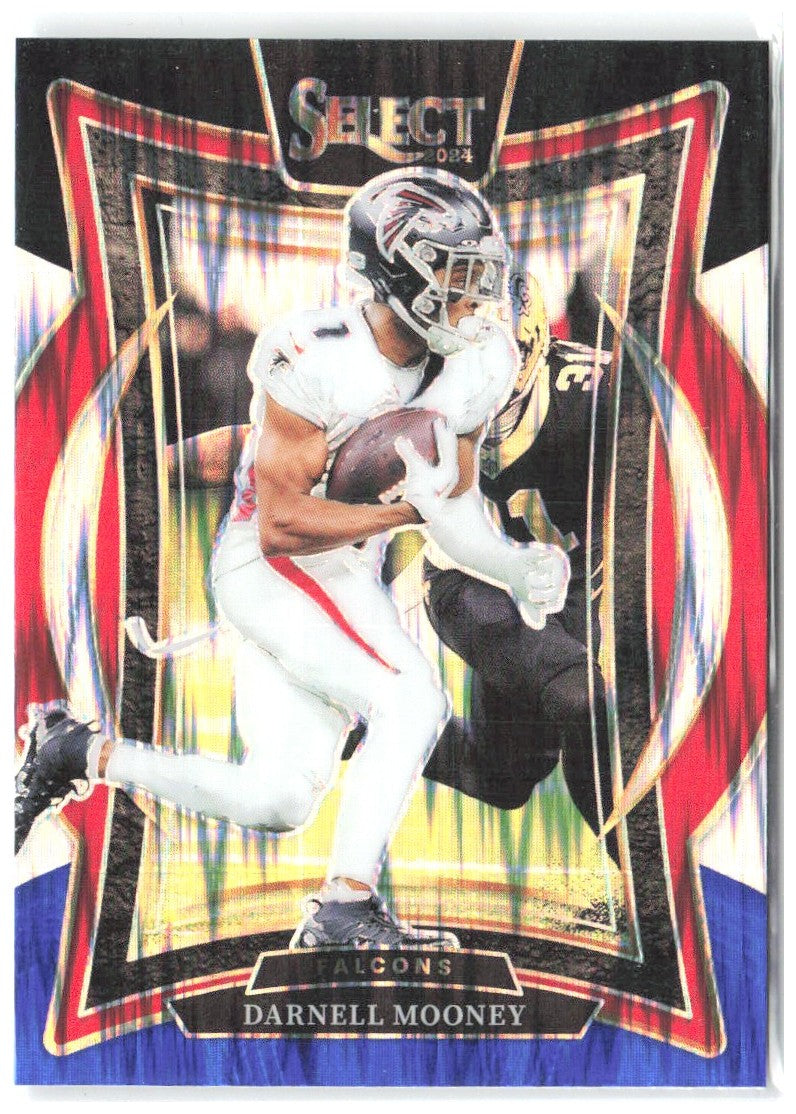 Darnell Mooney Panini Select - Black & Blue Prizm Shock 44 2024 Atlanta Falcons