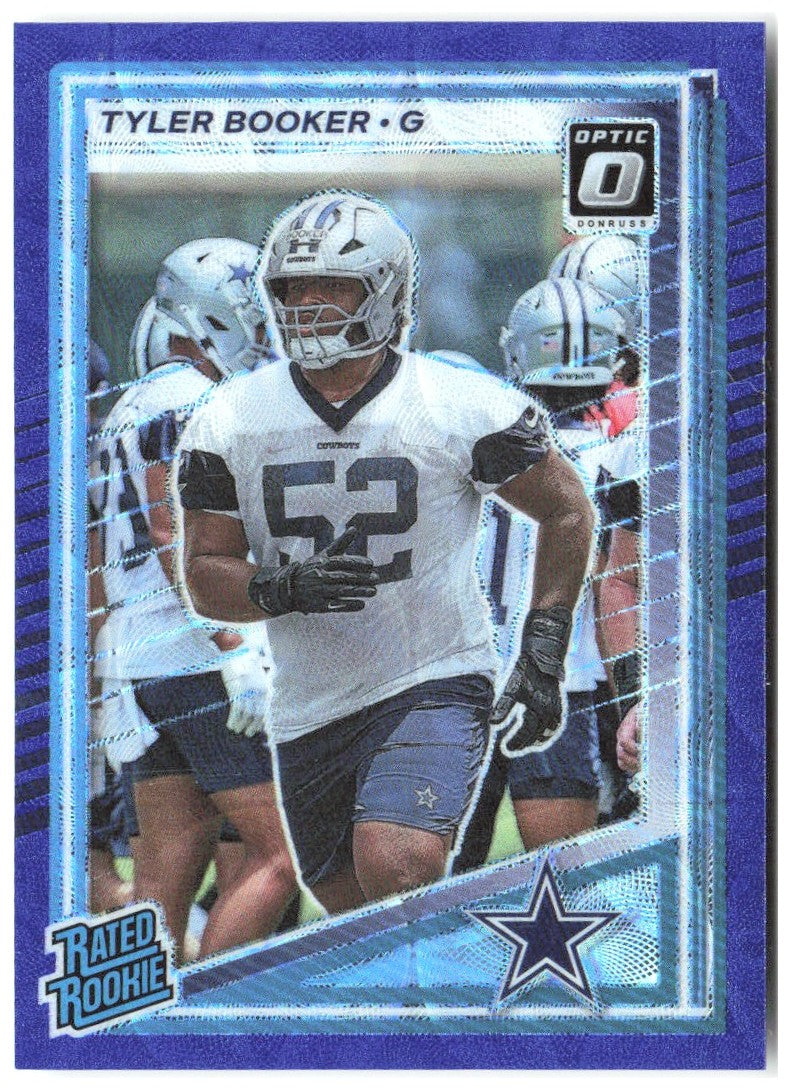 Tyler Booker Donruss - Optic Rated Rookies Blue Scope 354 2025 Dallas Cowboys